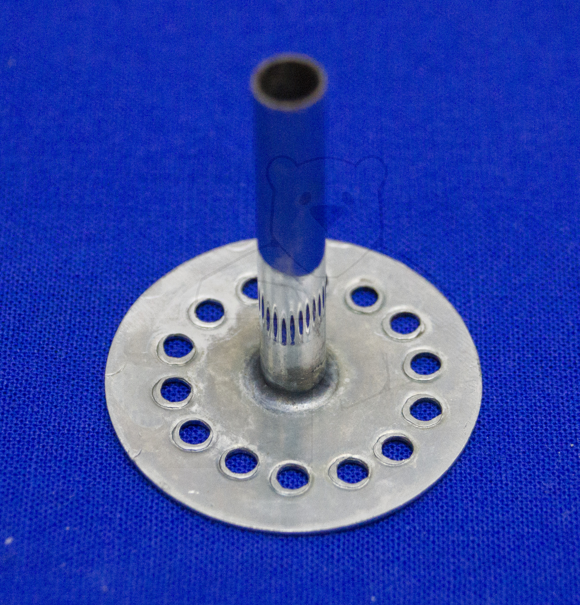 Glaszylinder zum Spritzen auskochen, Detailaufnahme Kanülenhalter